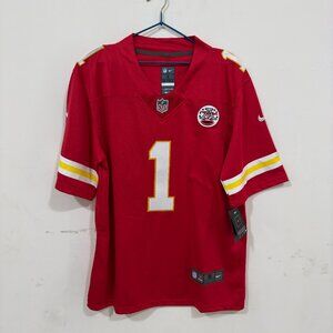 #1 Xavier Worthy Red Stitched Jersey